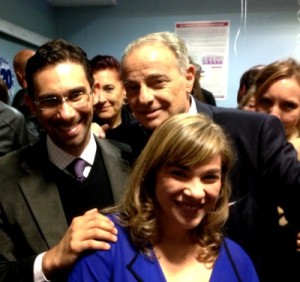 Dr. Marcos Barojas, Dr. Ravenna e a psicóloga Yamila Cabuli